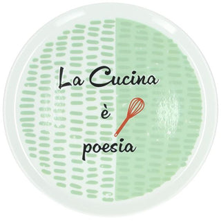 Round Pizza Plate 33cm Cinzia Multicolor