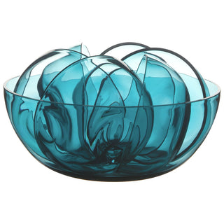 Set Salad Bowl + 6 Bowls Bahamas – Turquoise