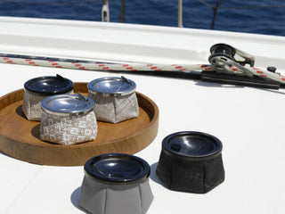 Ashtray Rattan – White