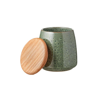 Stoneware Jar With Lid Height 12 cm
