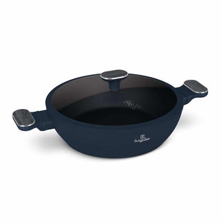 Shallow Pot with Lid 28 cm, Deep Sea