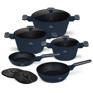 10 pcs cookware set, Deep Sea