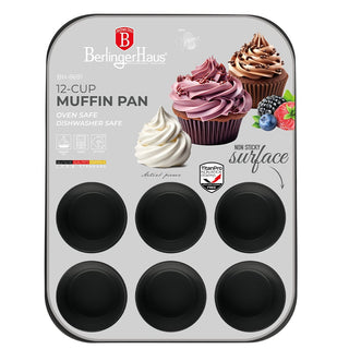 12 cups muffin pan Anthracite