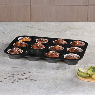 12 cups muffin pan Anthracite