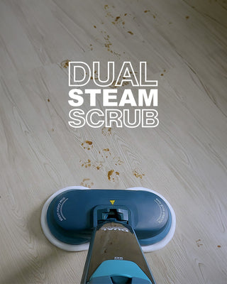 Dual Steam Scrub Rotating Brushes ,1200W