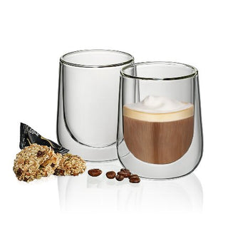 Cappuccino Glass Fontana 2pcs