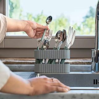 'Drain & Safe' Cutlery Drainer