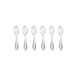 Set Of 6 Tea Spoons 12cm Feeling - Clear