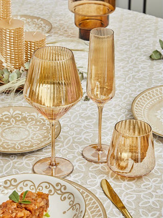 Wine Glass Iride Topazio