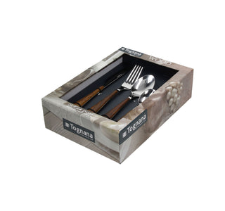 Anthony Wood Cutlery Set 24 pcs