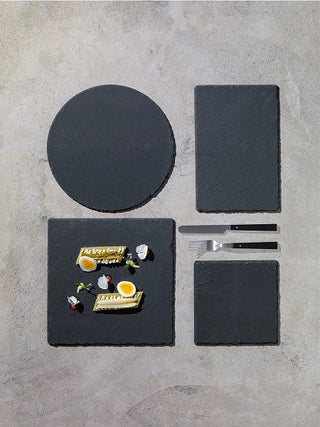 Square Plates 14cm w Ardesia