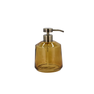 Vintage Soap Dispenser Amber